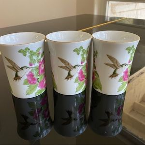 Otagiri Japan Gibson Greetings Hummingbird Coffee Cups Mugs Set of 3